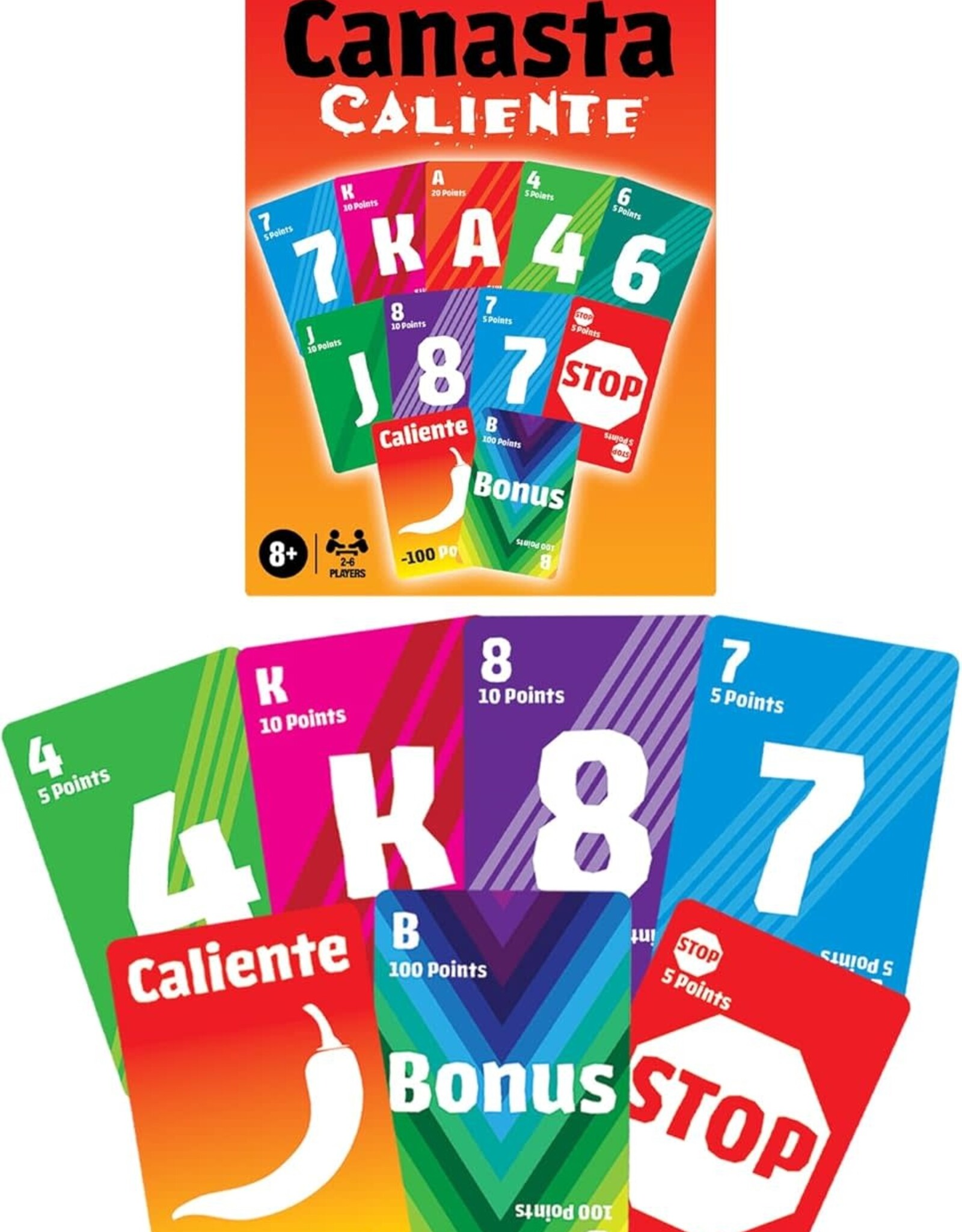 Kroeger Inc. Canasta Caliente card game