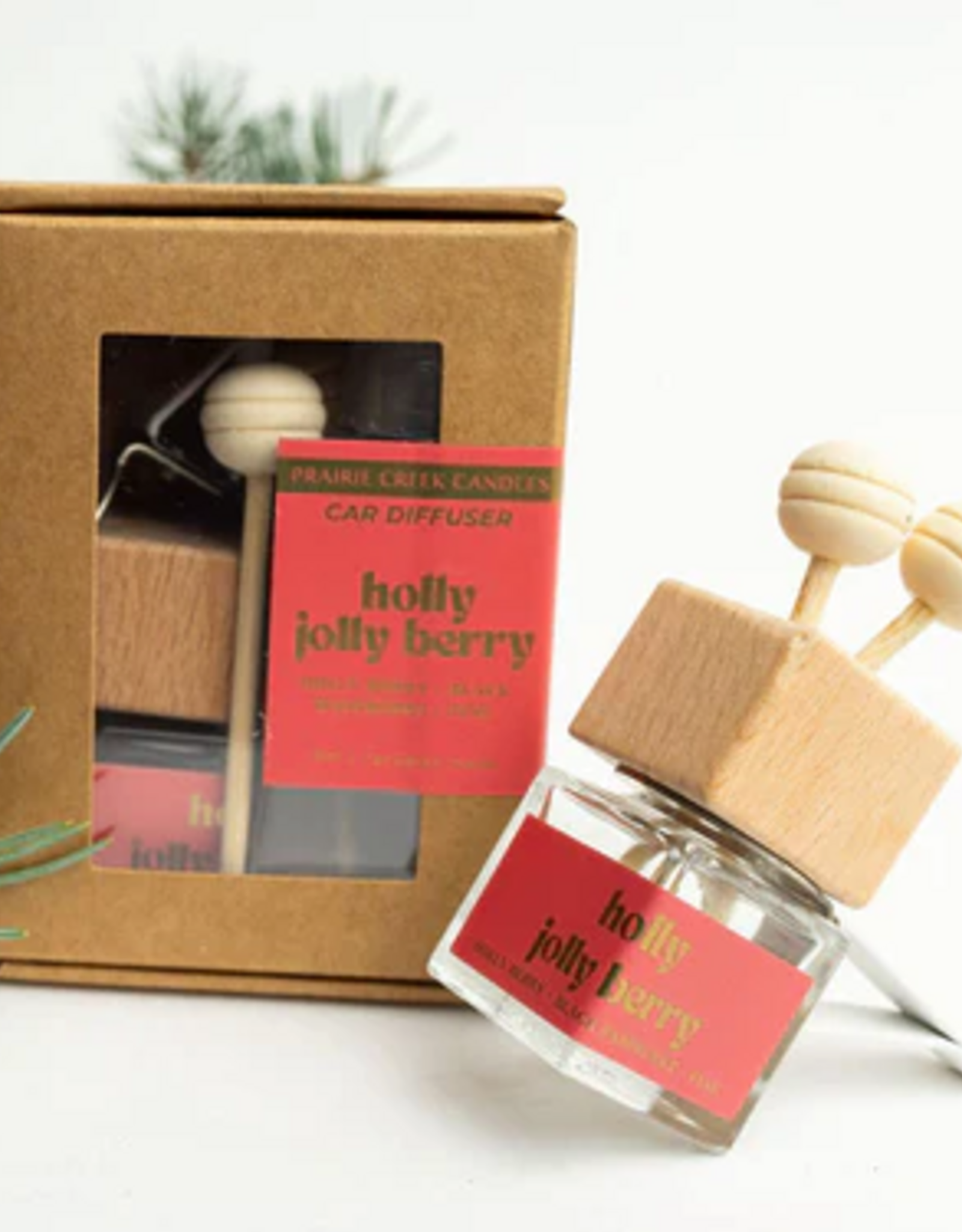 Prairie Creek Candles Holiday Car Diffuser PCC