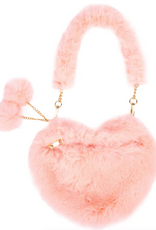 Great Pretenders Peach Passion Furry Purse