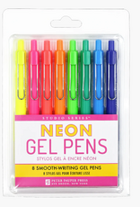 Peter Pauper Press Neon Gel Pens 8