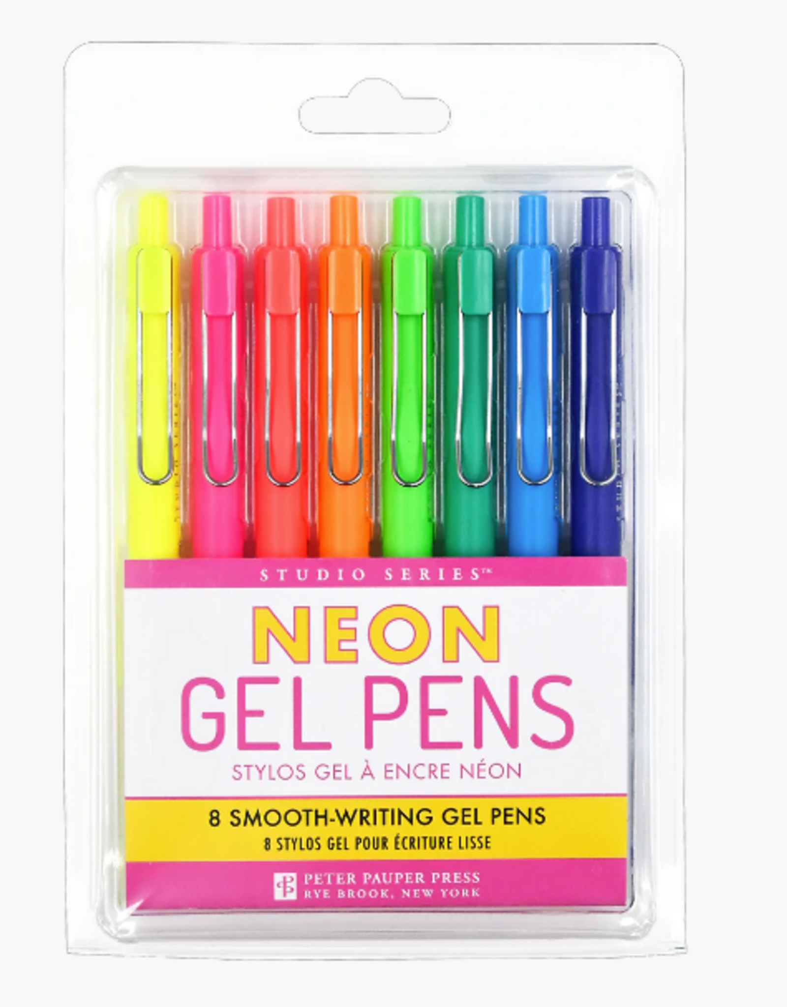 Peter Pauper Press Neon Gel Pens 8