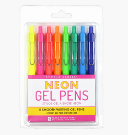 Peter Pauper Press Neon Gel Pens 8