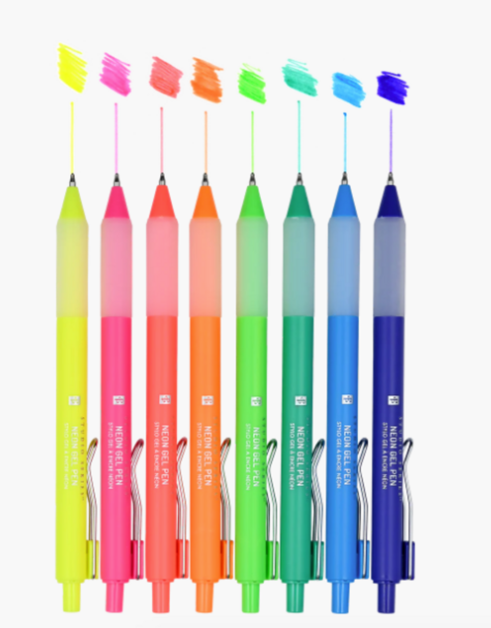 Peter Pauper Press Neon Gel Pens 8