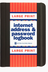 Peter Pauper Press Internet Password Book Large Print