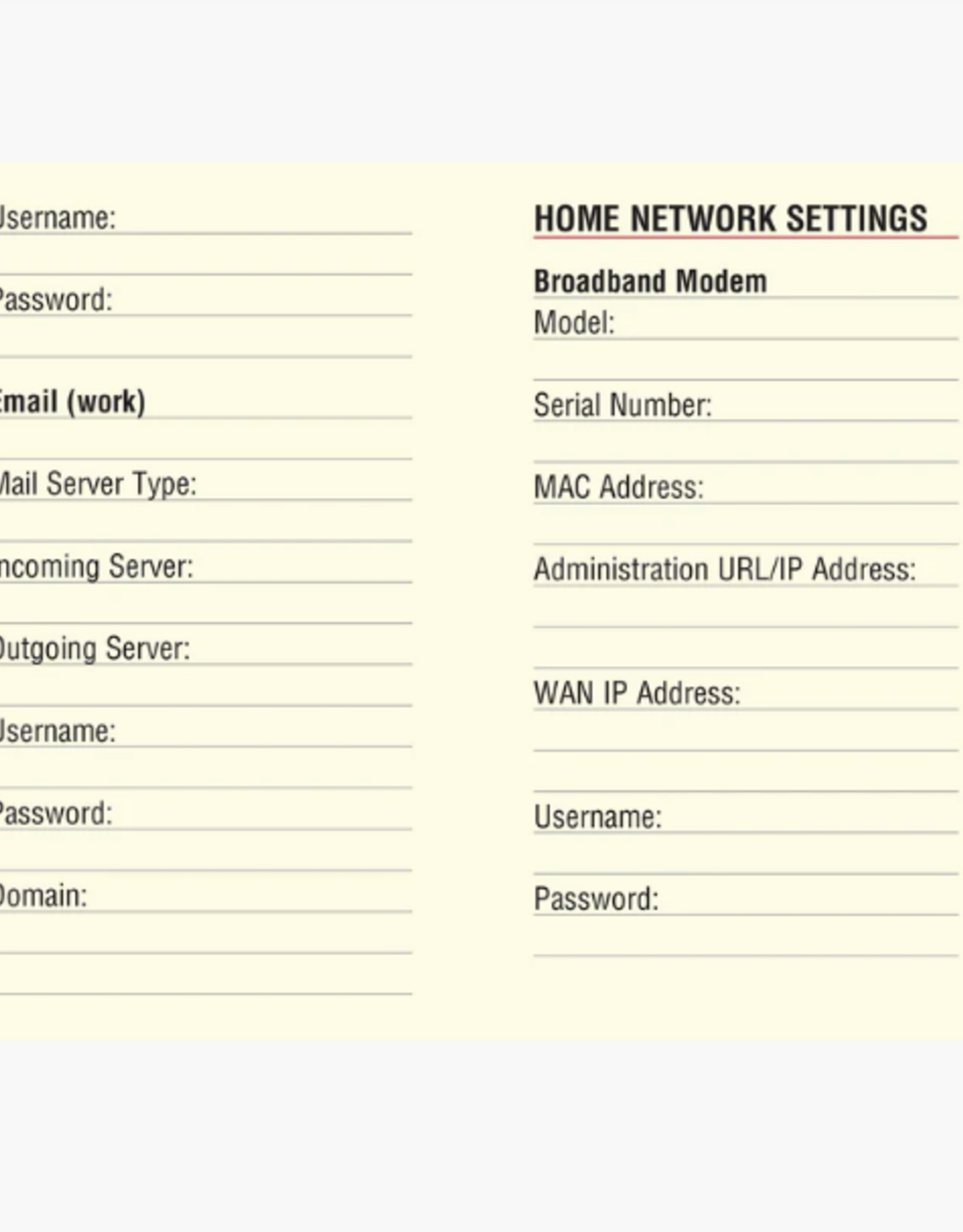 Peter Pauper Press Internet Password Book Large Print