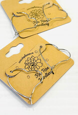 Kia Rae Kia Rae Silver Heart Earrings