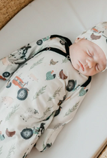 copper Pearl Knotted Gown 0-4m Jo