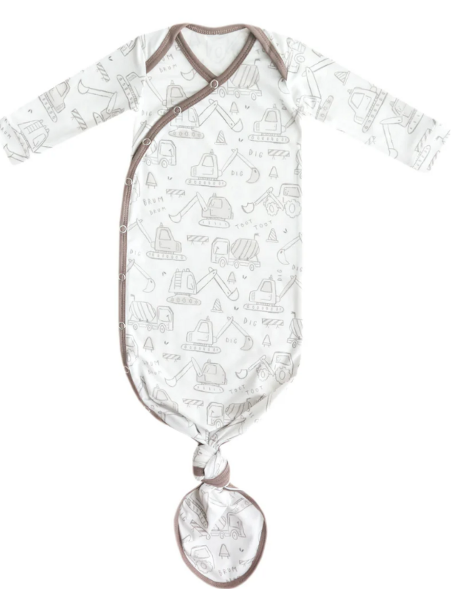 copper Pearl Knotted Gown 0-4m Gage