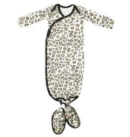 copper Pearl Knotted Gown 0-4m -Zara