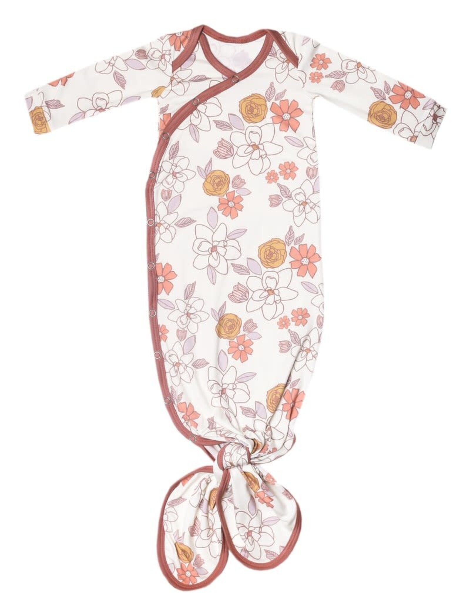 copper Pearl Knotted Gown 0-4m Ferra