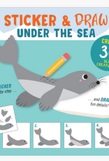 Peter Pauper Press Sticker and Draw Under The Sea