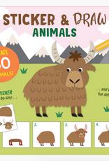 Peter Pauper Press Sticker and Draw Animals