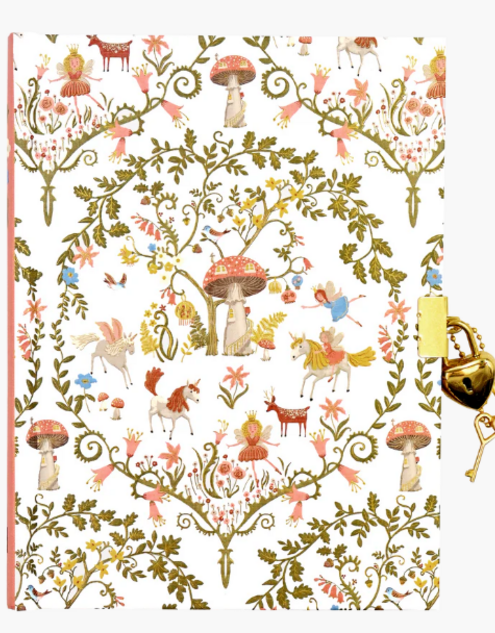 Peter Pauper Press Lock Jrnl Enchanted Forest