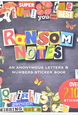Peter Pauper Press Ransom Notes Sticker Book