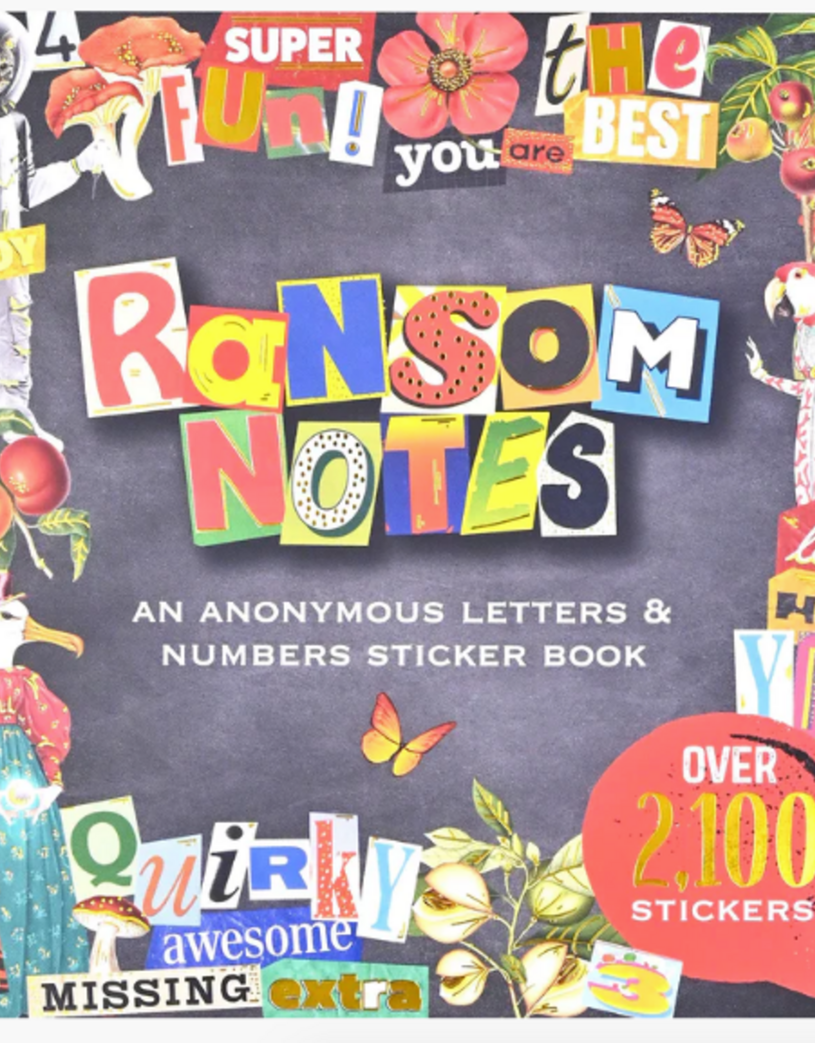 Peter Pauper Press Ransom Notes Sticker Book