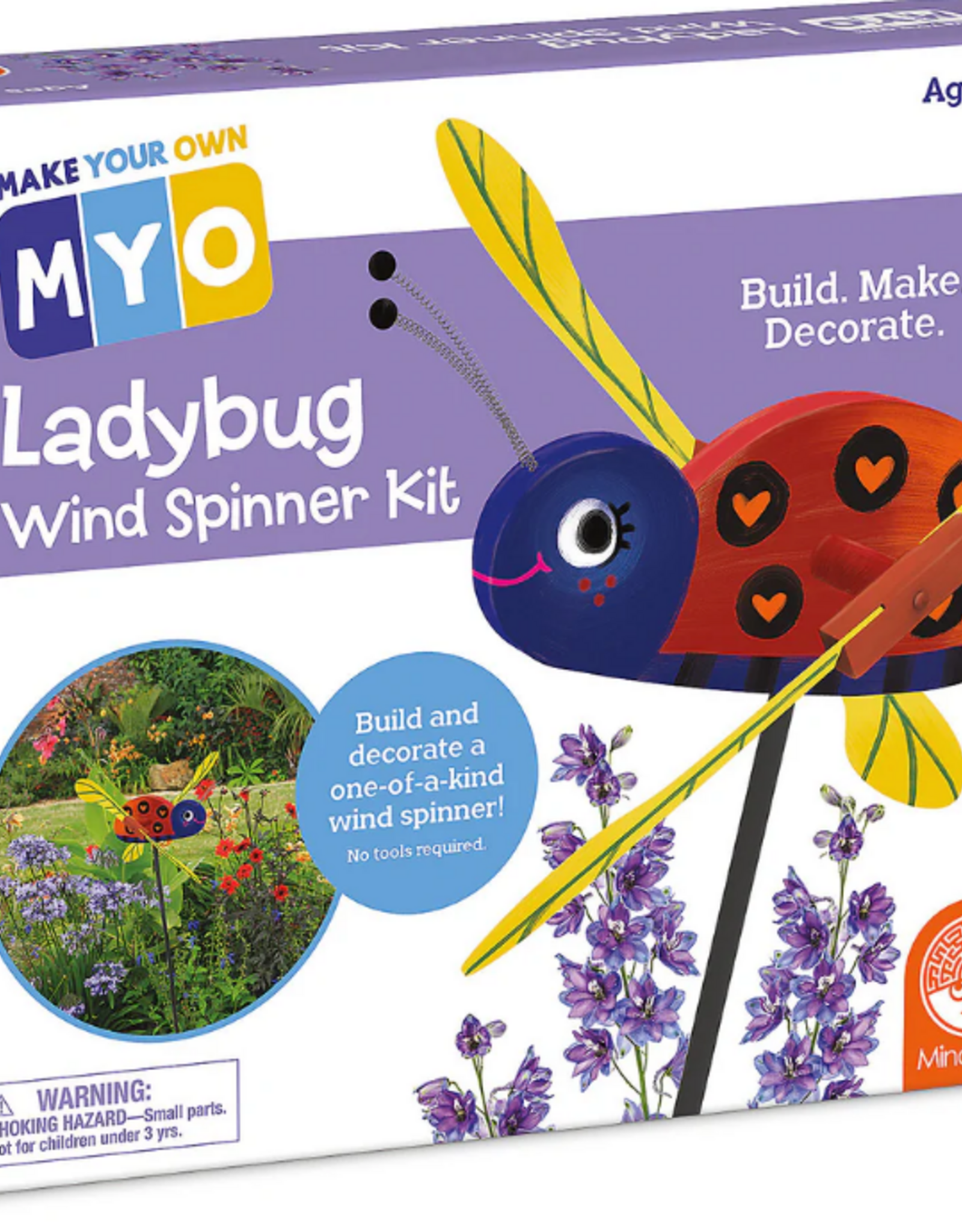 Mindware MYO Wood Spinner LadyBug