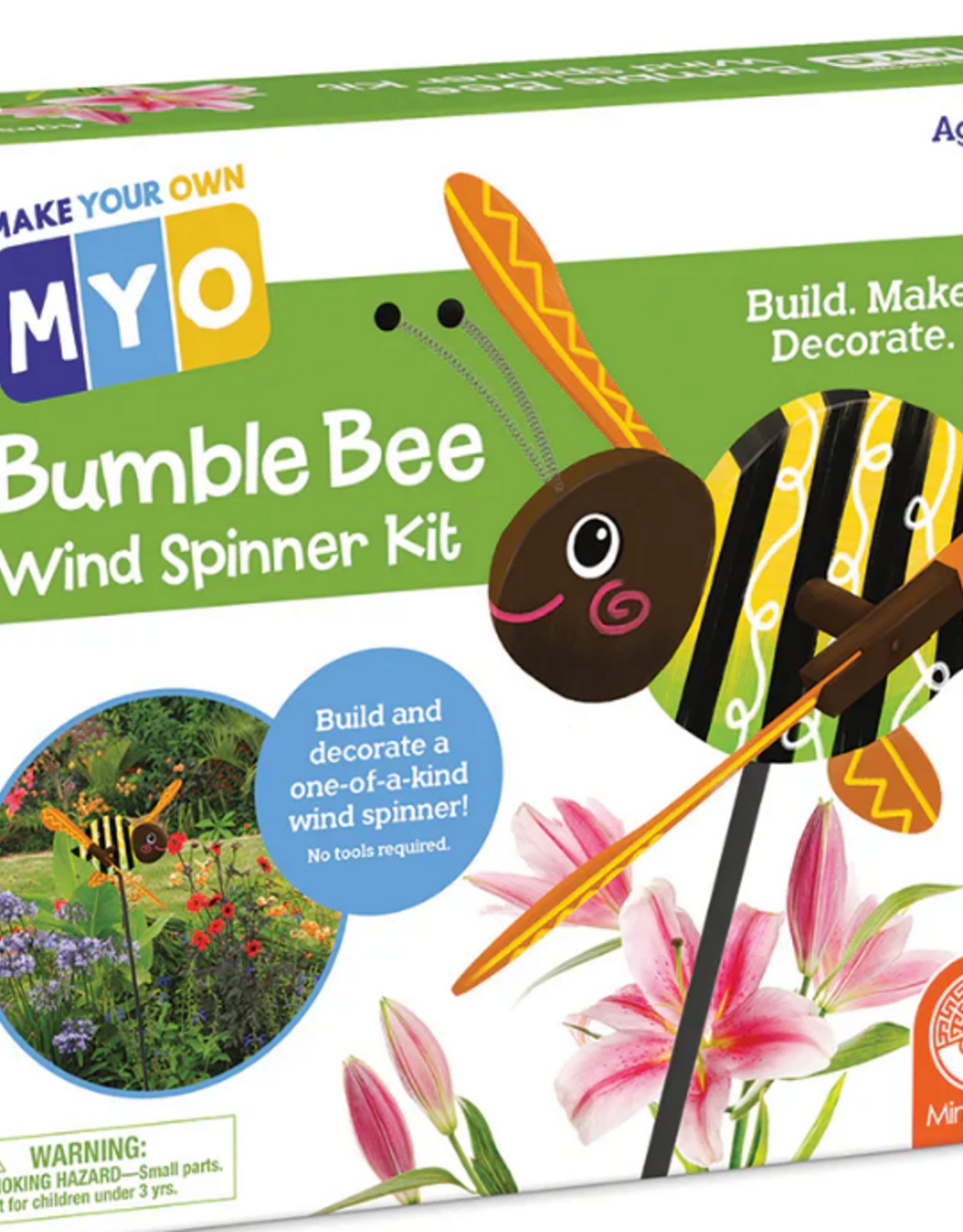Mindware MYO Wood Spinner Bumblebee