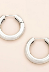Scout Curated Stellar Hoop Silver Medium