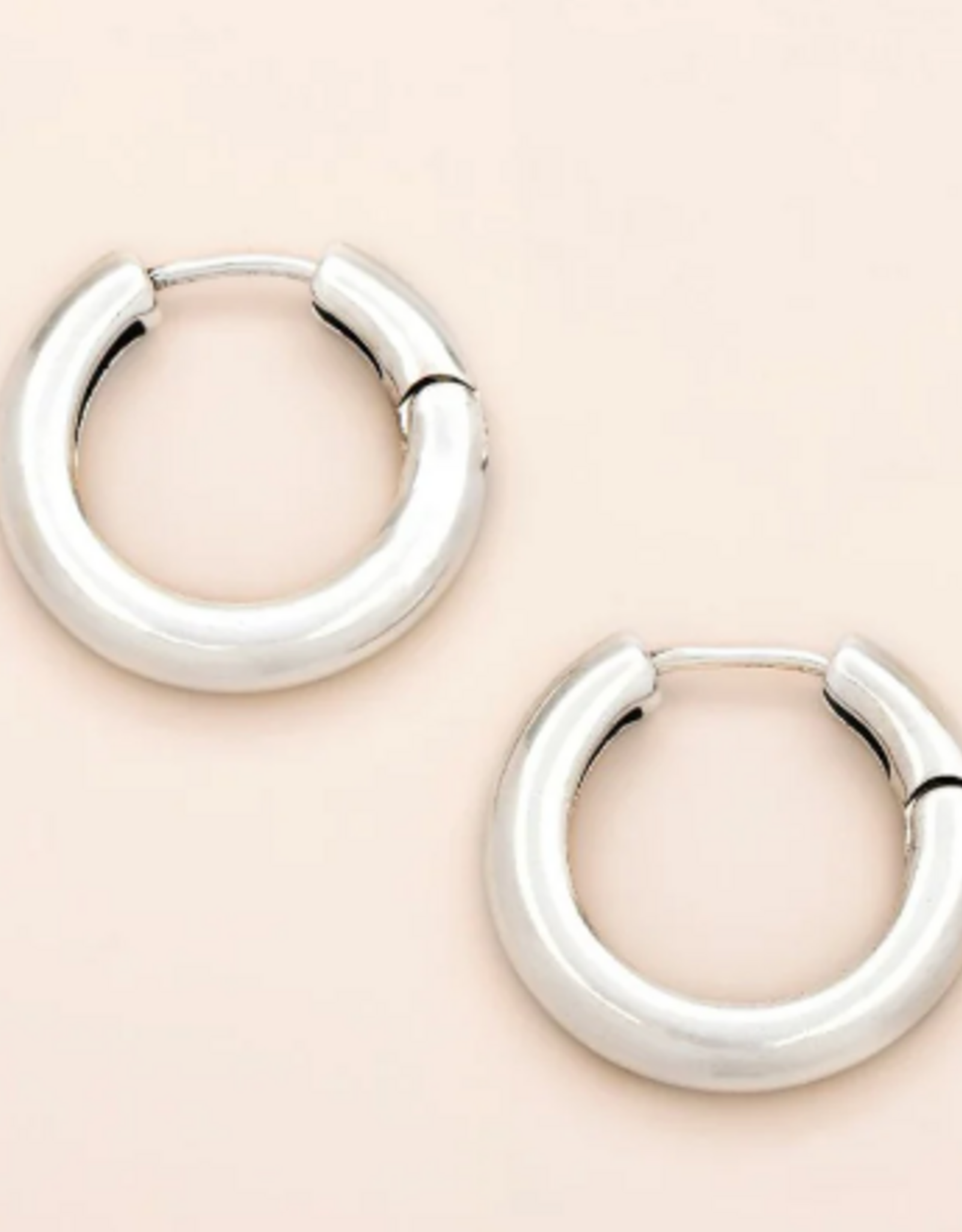 Scout Curated Stellar Hoop Silver Medium
