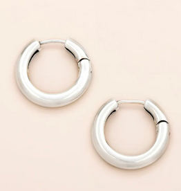 Scout Curated Stellar Hoop Silver Medium
