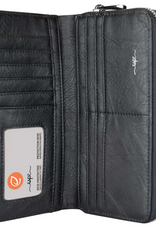 espe Cora Clutch Wallet Black