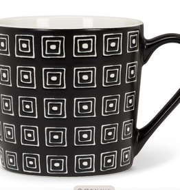 Abbott Spiral Squares Mug