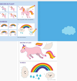 Peter Pauper Press Sticker and Draw Unicorns & Friends