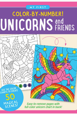 Peter Pauper Press My First Color by Number - Unicorn & Friends