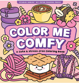Peter Pauper Press Cozy & Comfort Lg Print Colour Book