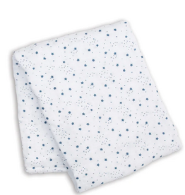 Lulujo Lulujo Swaddle  Muslin Blanket  Stars