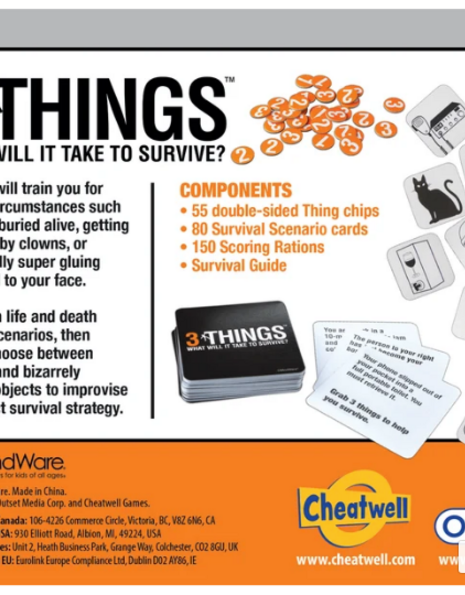 Outset media 3 THINGS GAME