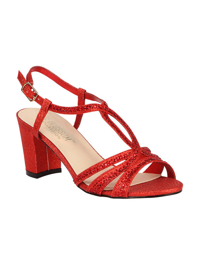 LENNIE-23 Party Heels - RED