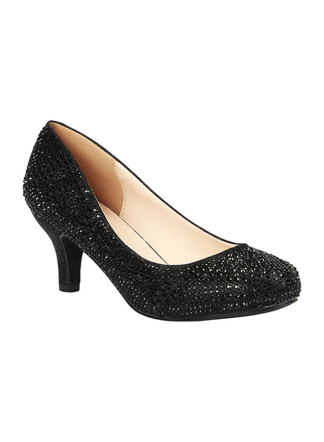 Black Sparkly Heels Platform Pumps Ankle Strap Glitter Shoes | Black  sparkly heels, Heels, Sparkly heels
