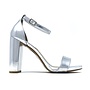 Shiner Dressy Heels - Silver Metallic
