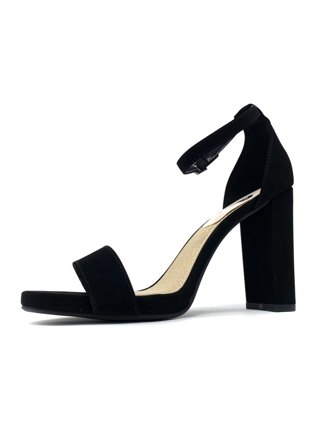 Shiner Casual Heels - Black Nubuck