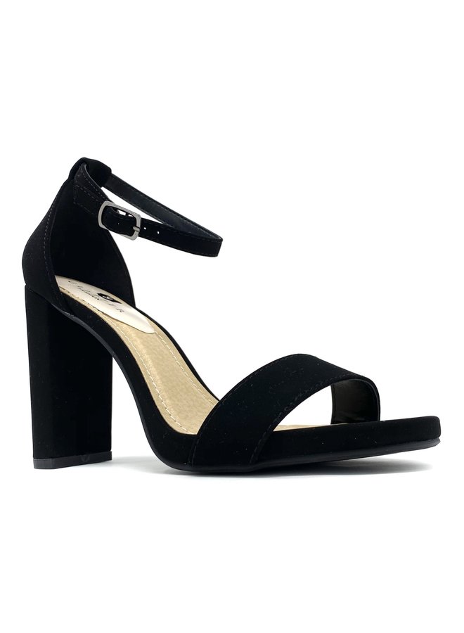 Shiner Casual Heels - Black Nubuck