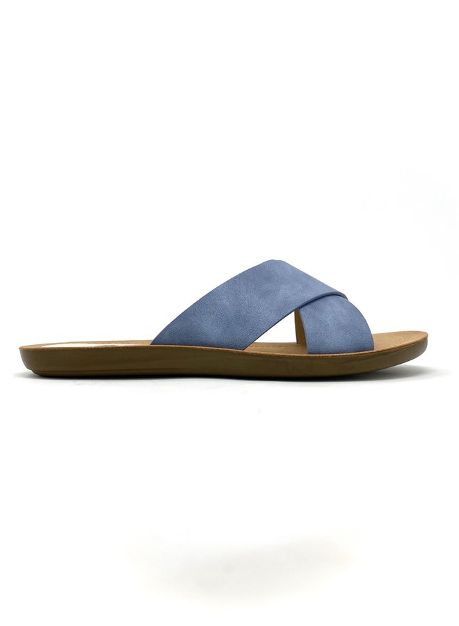 Type Casual Sandals - Blue - GLITTER FASHION