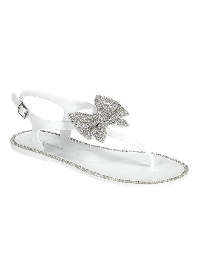 Off white jelly sandals sale 2025