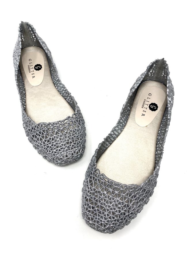 Alaska-9 Jelly Sandals - Silver