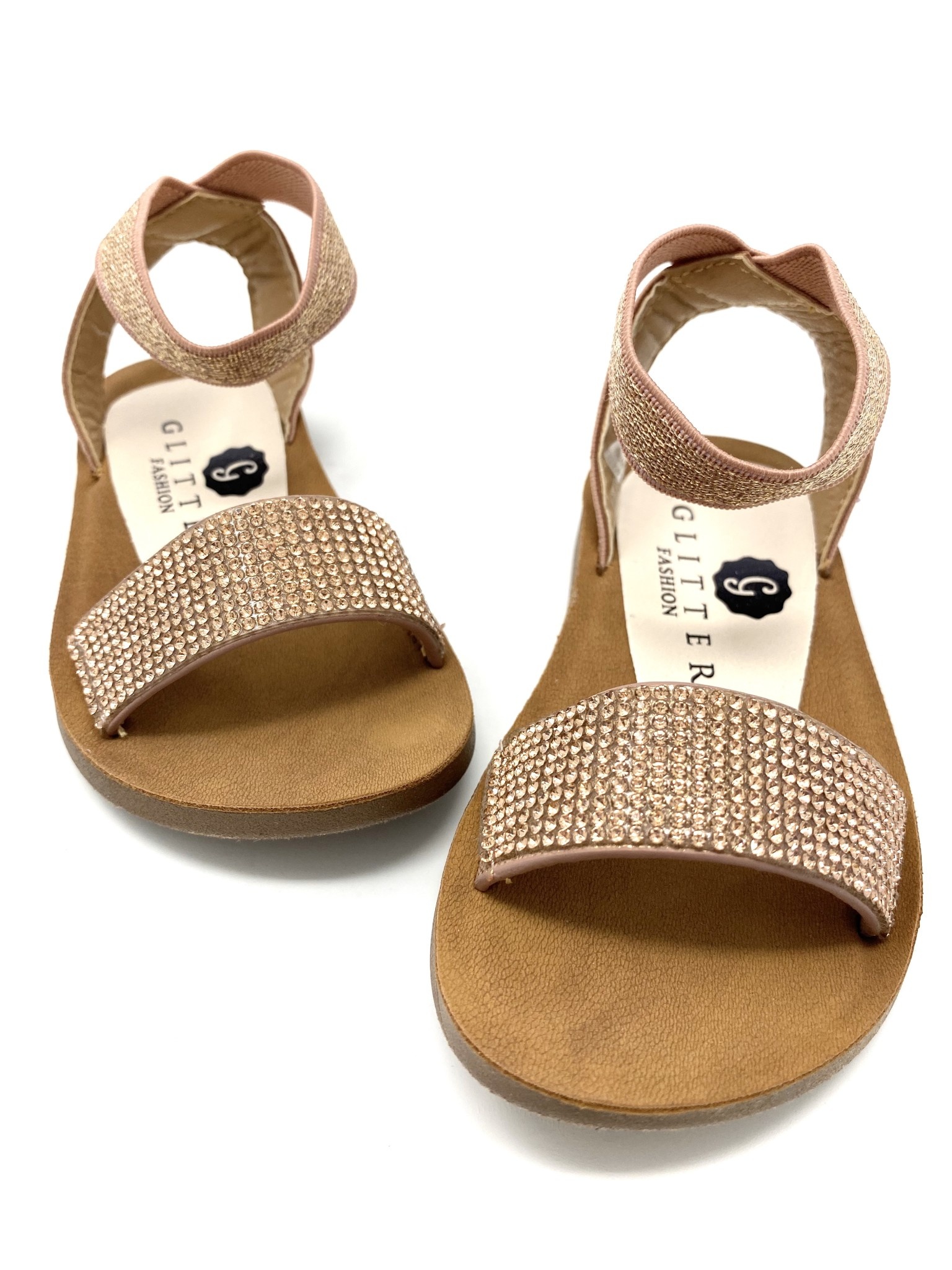 rose gold childrens sandals