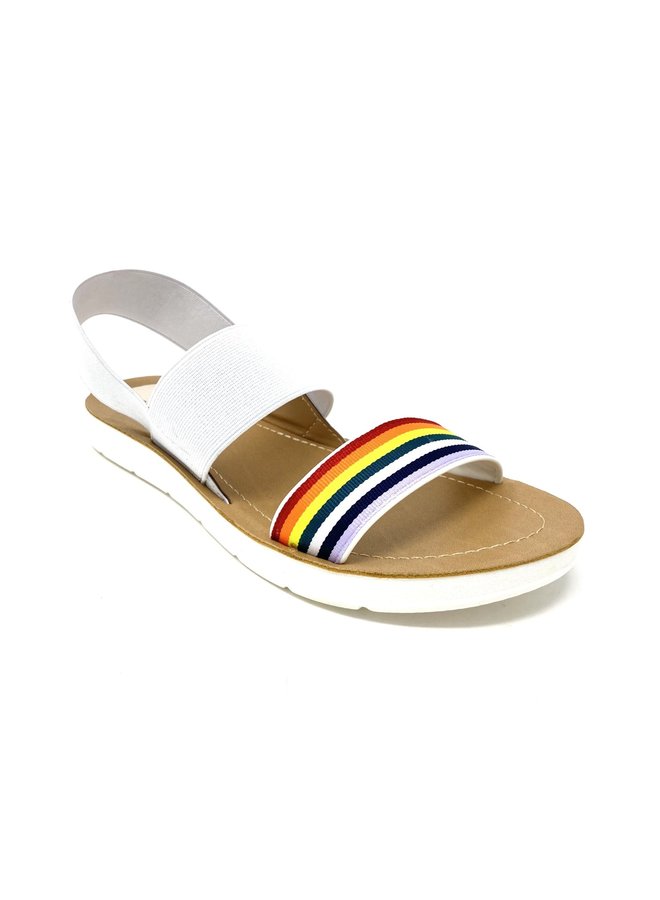 Sunny day Flat Sandals - Rainbow