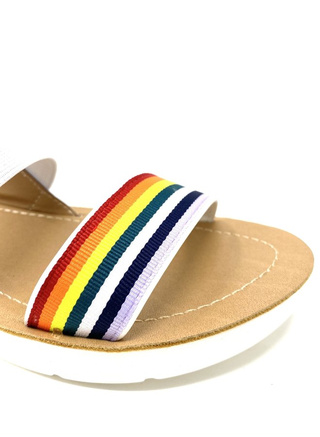 Sunny day Flat Sandals - Rainbow