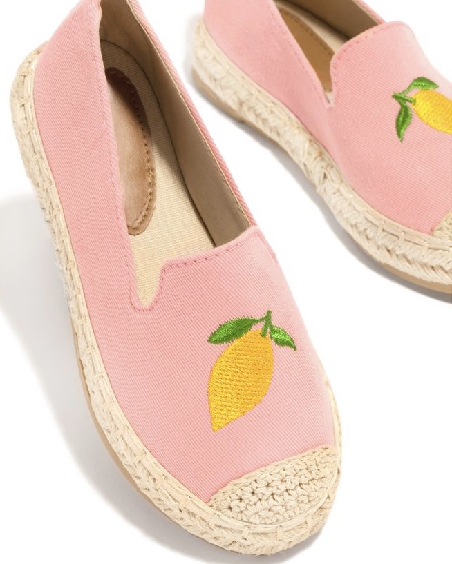 Kamila Espadrille Flats Blush GLITTER FASHION
