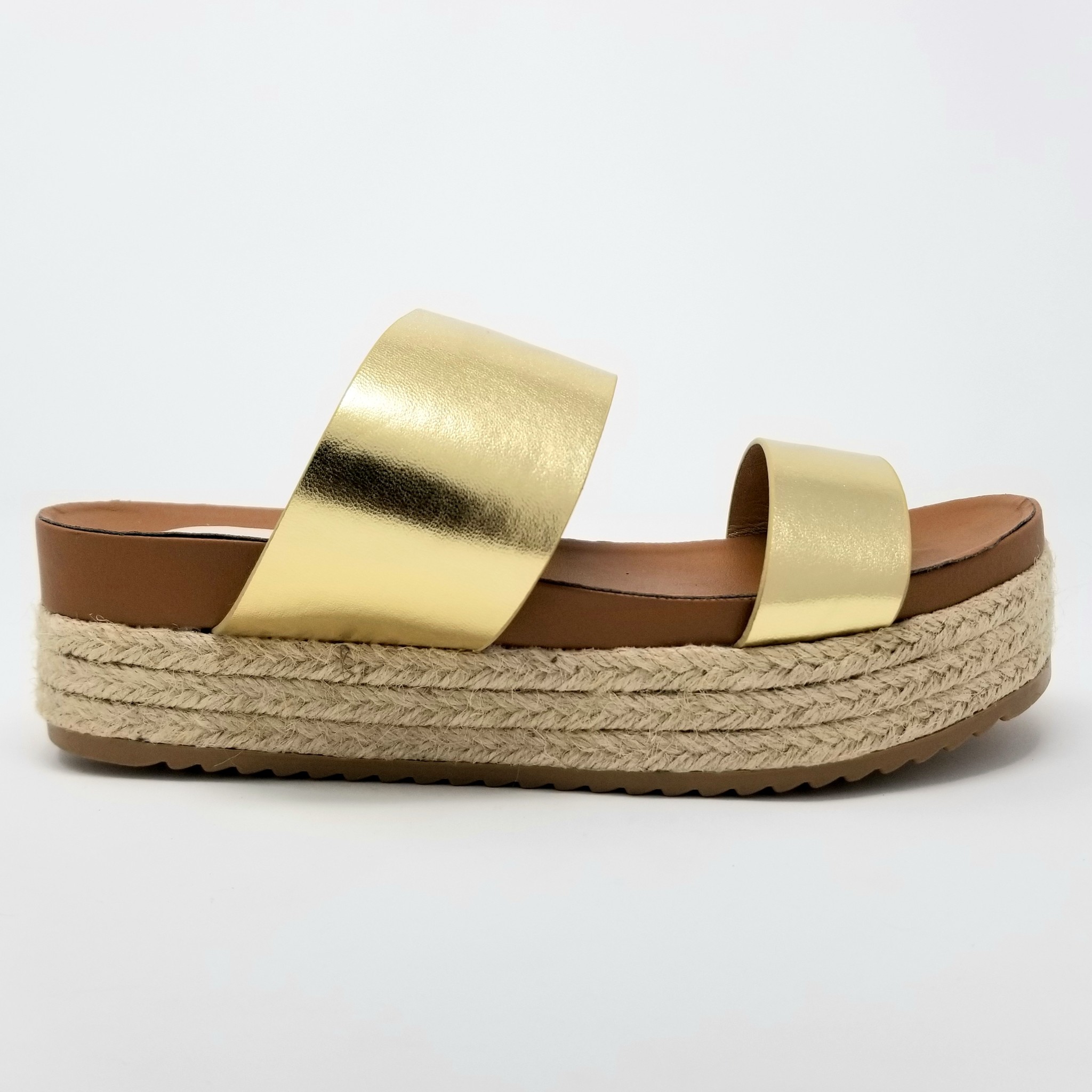 espadrille sandals gold