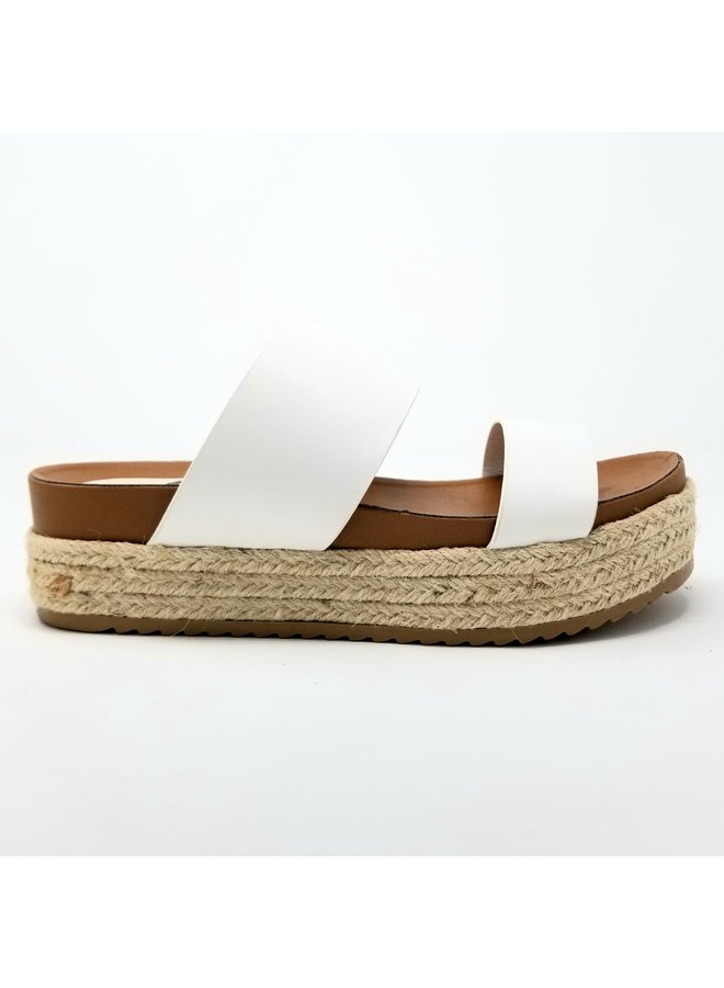 espadrille sandals white