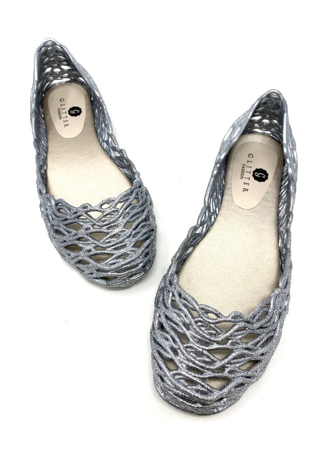 Kora Jelly Flat - Silver