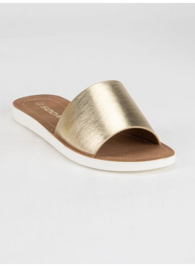 EFRON Comfy Sandals GOLD GLITTER FASHION