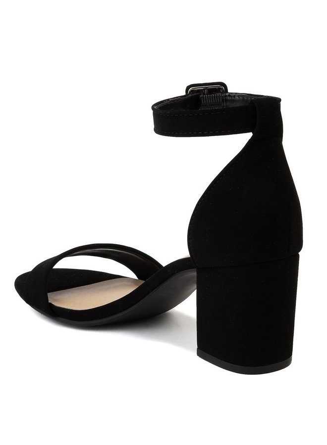 Cake Casual Heels - Black Nubuck