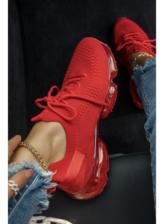 Sasha Fit Casual Sneaker - Red
