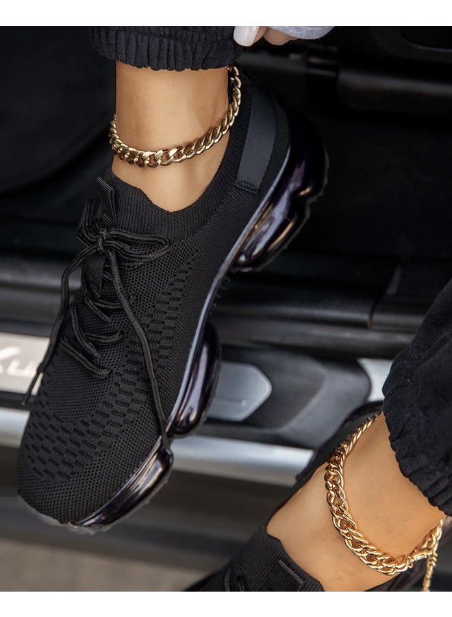 Sasha Fit Casual Sneaker - Black